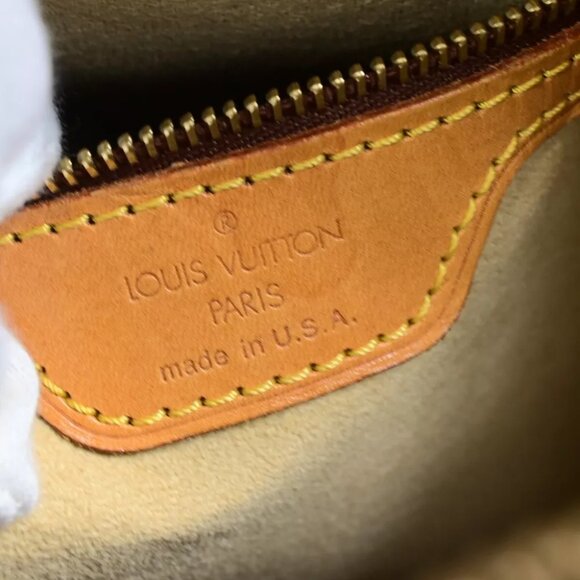 LOUIS VUITTON Looping GM Shoulder Bag Monogram Leather Brown USA M51145 37FA734 - Picture 13 of 16